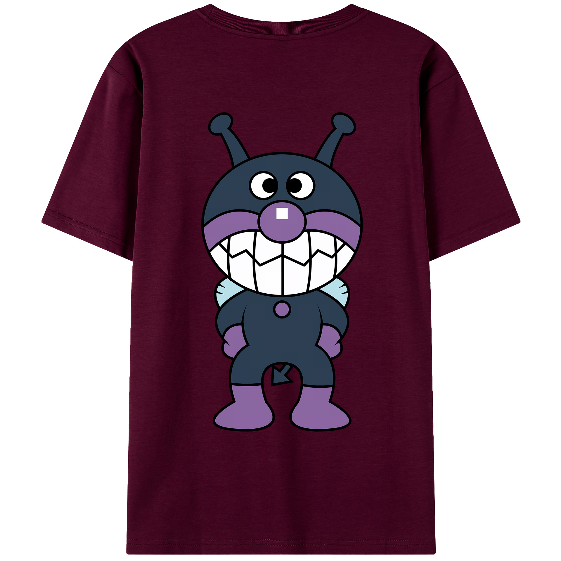 （画像用） アンパンマン Anpanman レディース半袖Tシャツ(バックプリント)